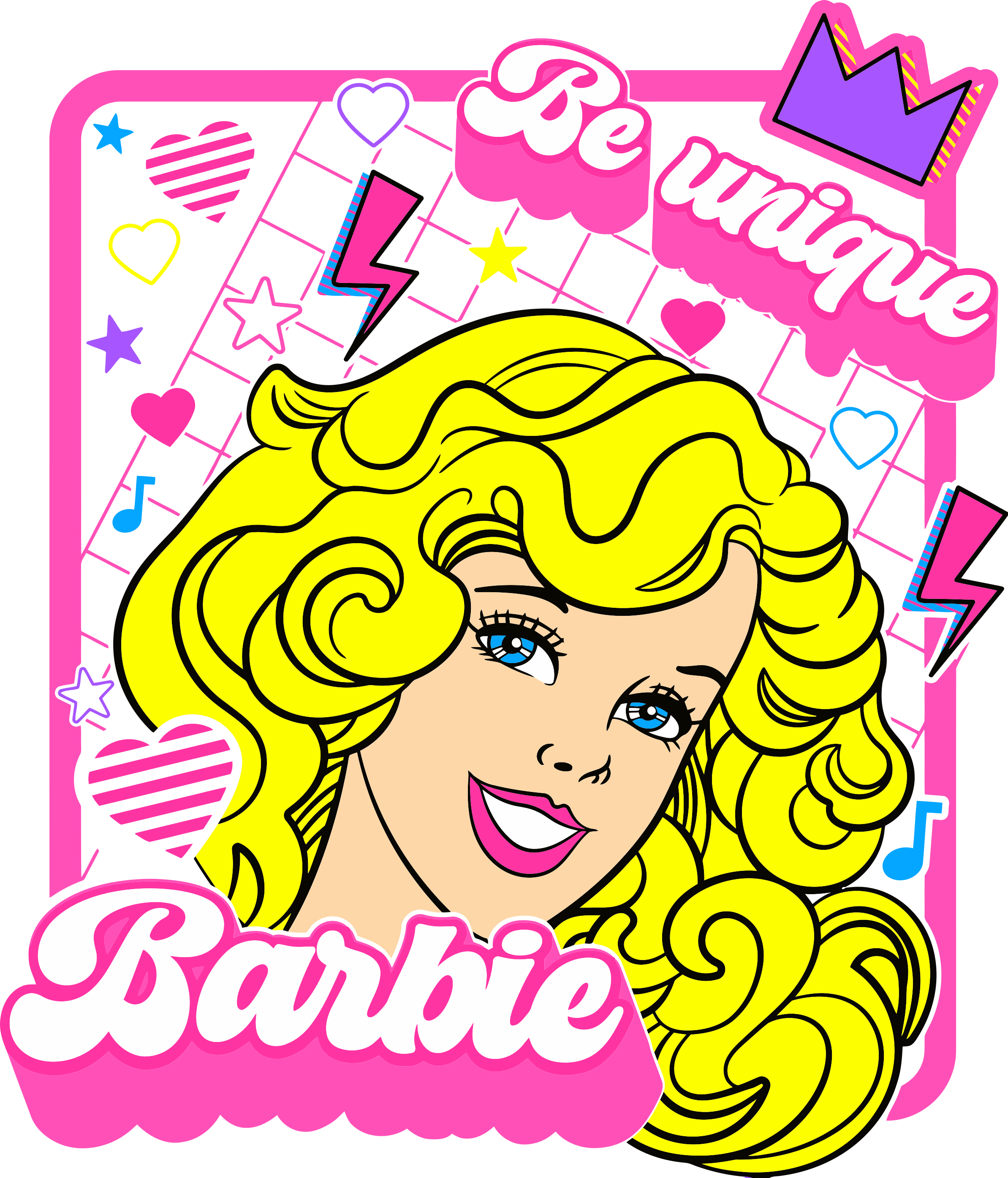 Barbie 10 Sticker Svg Vector Free Vectors